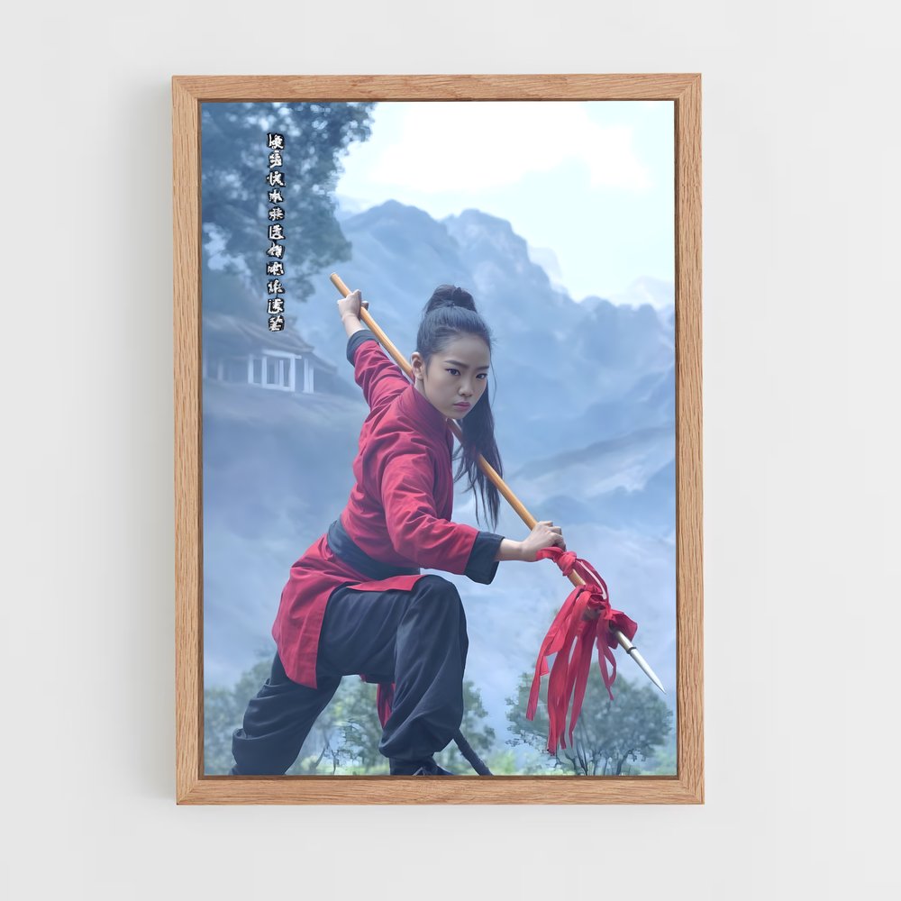 Poster La Petite Guerrière – affiche Kung Fu (vue 4)